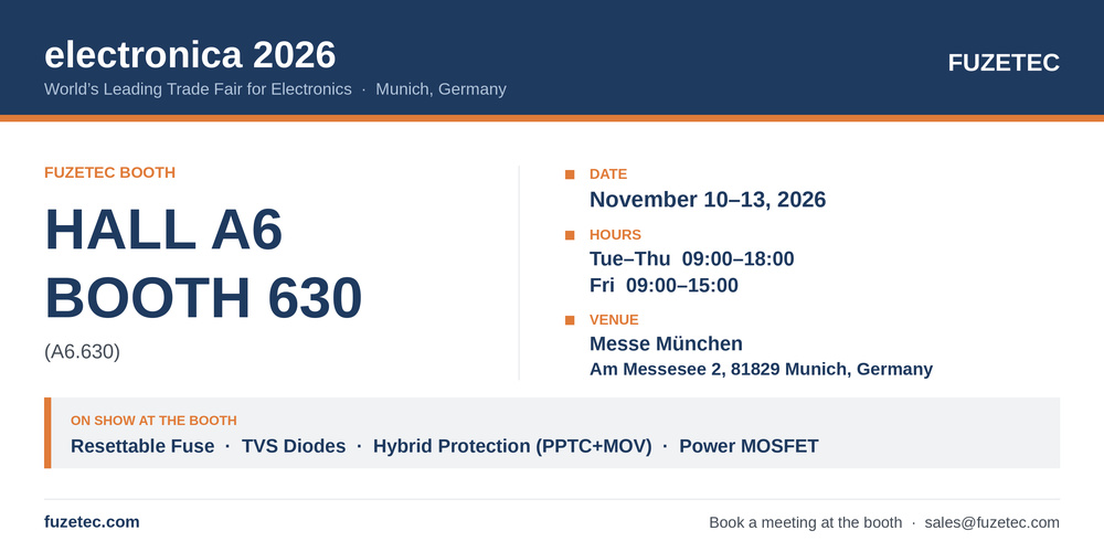electronica-2026-fuzetec-hall-a6-booth-630