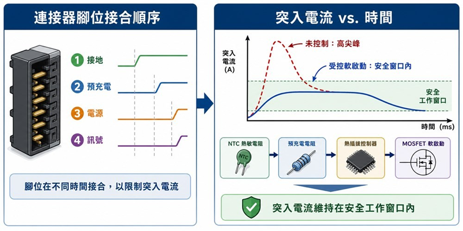 server-hot-swap-inrush-current-curve