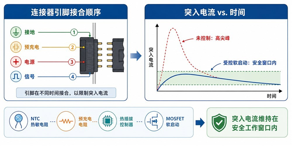 server-hot-swap-inrush-current-curve