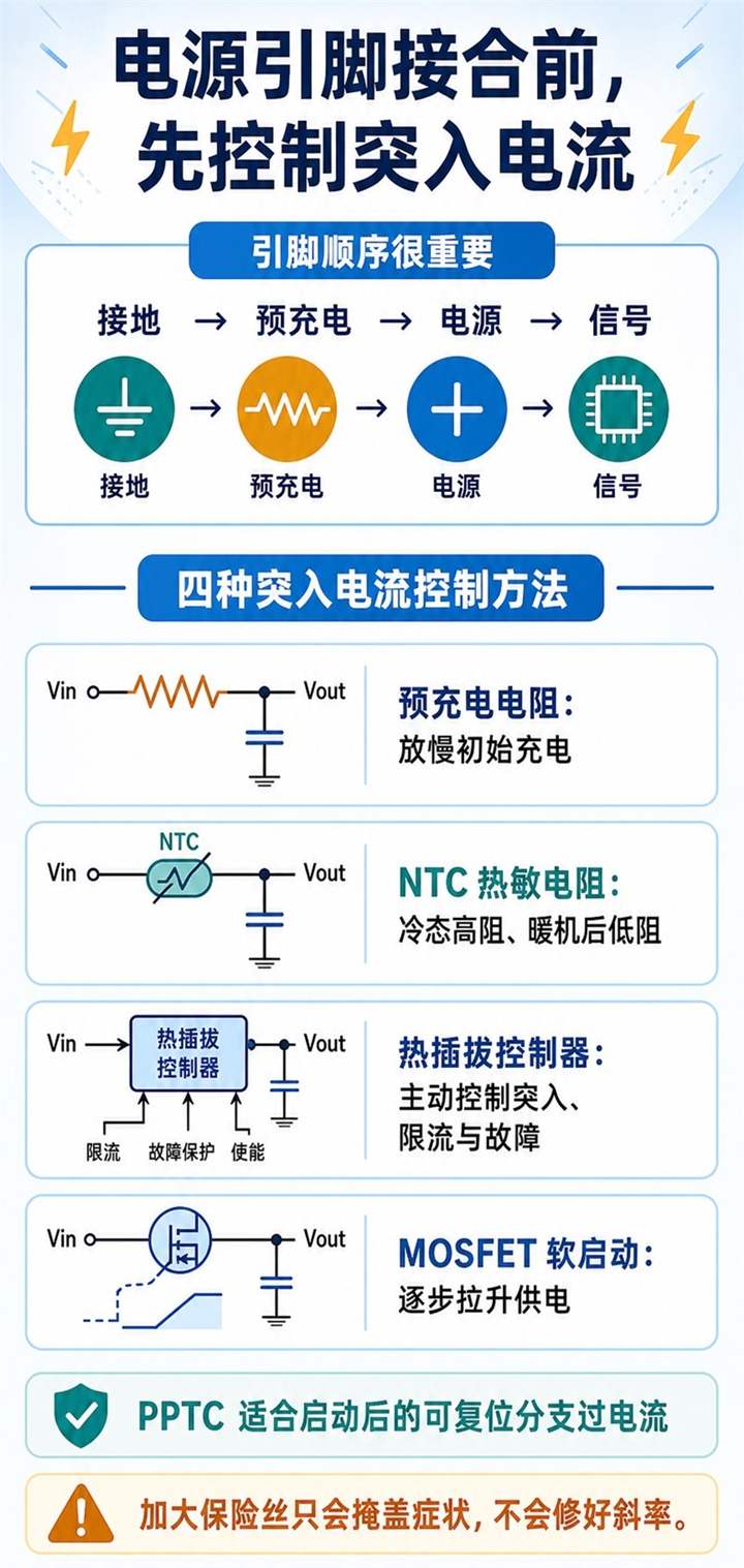 server-hot-swap-inrush-control-infographic