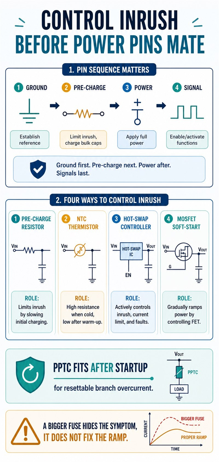 server-hot-swap-inrush-control-infographic