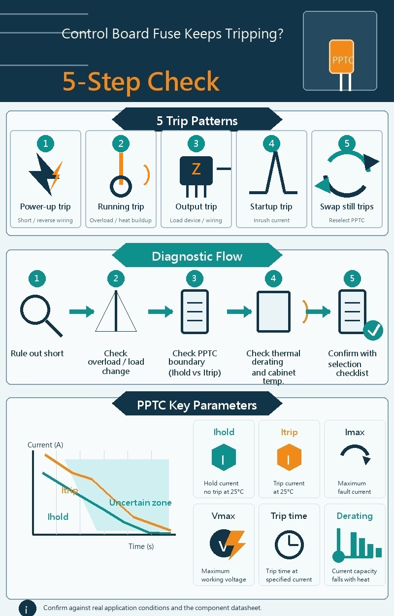 industrial-control-board-fuse-tripping-pptc-infographic