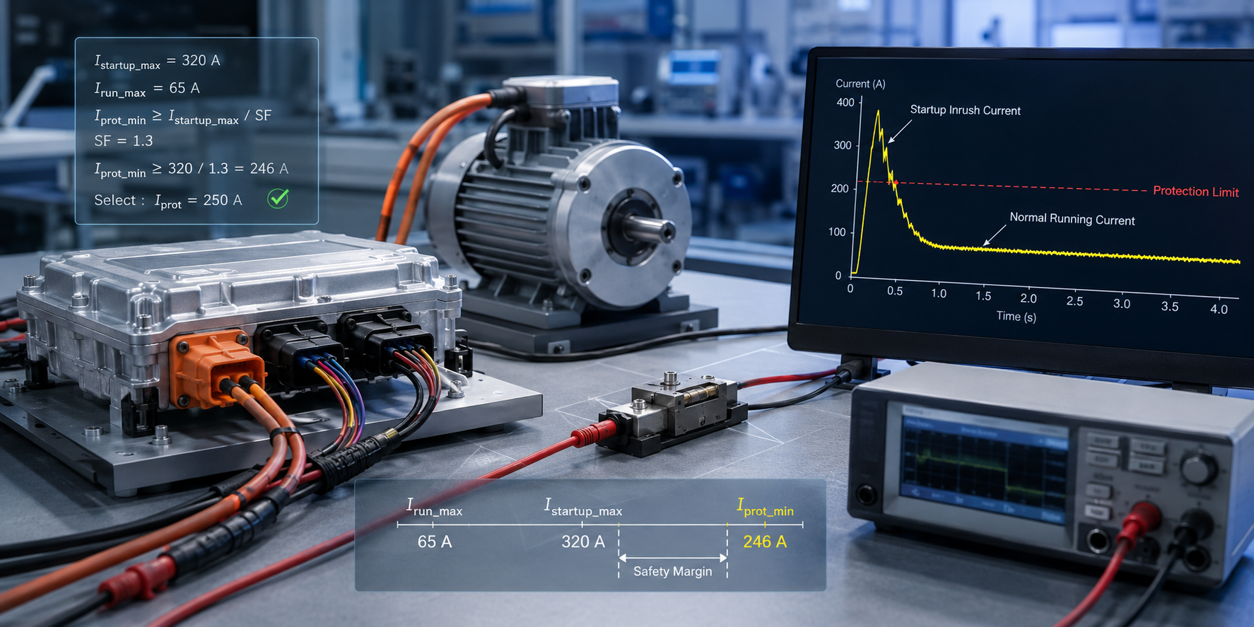 motor controller trips at startup automotive motor protection selection